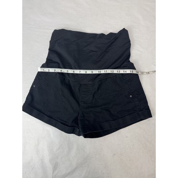 Celebrity Pink Maternity Shorts Black Denim Jean 3" Inseam Size Small - Picture 3 of 5